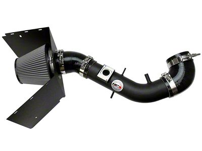 HPS Shortram Cold Air Intake; Wrinkle Black (03-04 4.7L 4Runner)