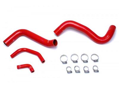 HPS Silicone Radiator Coolant Hose Kit; Red (03-09 4.7L 4Runner)
