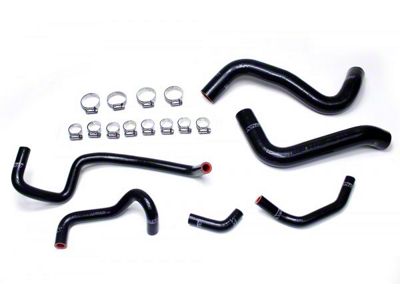 HPS Silicone Radiator and Heater Coolant Hose Kit; Black (03-09 4.7L 4Runner)