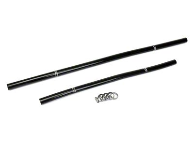 HPS Silicone Heater Coolant Hose Kit; Black (91-01 4.0L Jeep Cherokee XJ)