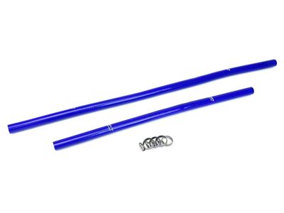 HPS Silicone Heater Coolant Hose Kit; Blue (91-01 4.0L Jeep Cherokee XJ)