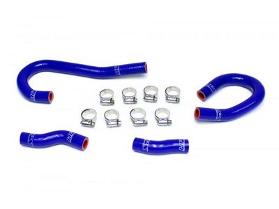 HPS Silicone Heater Coolant Hose Kit; Blue (12-15 Jeep Grand Cherokee WK2 SRT, SRT8)