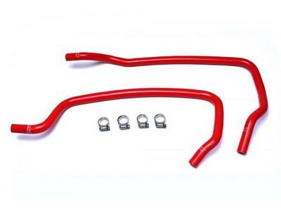 HPS Silicone Heater Coolant Hose Kit; Red (01-04 4.7L Jeep Grand Cherokee WJ)