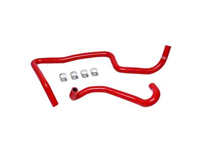HPS Silicone Heater Coolant Hose Kit; Red (05-10 5.7L HEMI, 6.1L HEMI Jeep Grand Cherokee WK)