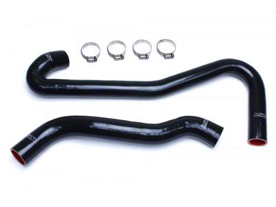 HPS Silicone Radiator Coolant Hose Kit; Black (09-10 Jeep Grand Cherokee WK SRT8)
