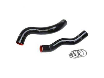 HPS Silicone Radiator Coolant Hose Kit; Black (05-09 4.7L Jeep Grand Cherokee WK)