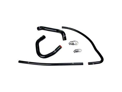HPS Silicone Radiator and Heater Coolant Hose Kit; Black (93-98 4.0L Jeep Grand Cherokee ZJ)