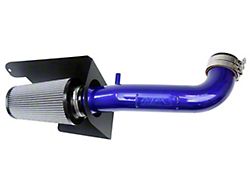 HPS Shortram Cold Air Intake; Blue (12-18 3.6L Jeep Wrangler JK)