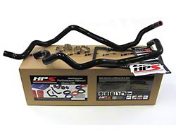 HPS Silicone Heater Coolant Hose Kit; Black (07-11 3.8L Jeep Wrangler JK)