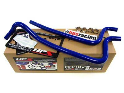 HPS Silicone Heater Coolant Hose Kit; Blue (02-06 4.0L Jeep Wrangler TJ)