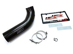 Silicone Post MAF Air Intake Hose Kit; Black (12-18 3.6L Jeep Wrangler JK)