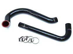 Silicone Radiator Coolant Hose Kit; Black (87-95 2.5L Jeep Wrangler YJ)