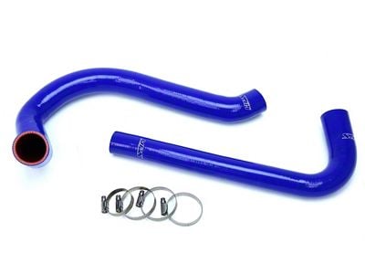 HPS Silicone Radiator Coolant Hose Kit; Blue (87-95 2.5L Jeep Wrangler YJ)