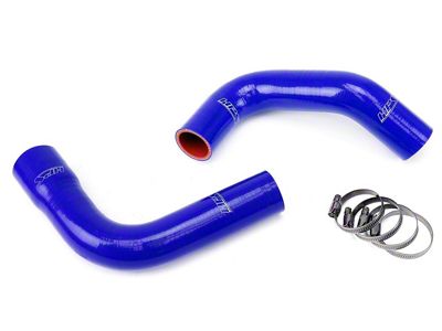 HPS Silicone Radiator Coolant Hose Kit; Blue (76-86 4.2L Jeep CJ7)