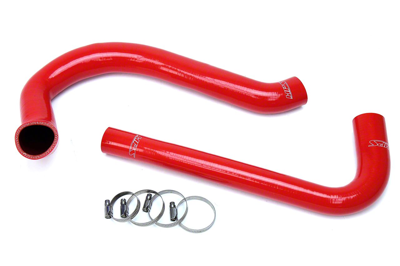 HPS Jeep Wrangler Silicone Radiator Coolant Hose Red 571627RED (87