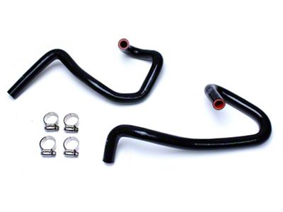 HPS Silicone Heater Coolant Hose Kit; Black (05-16 2.7L Tacoma)