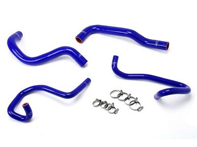 HPS Silicone Radiator and Heater Coolant Hose Kit; Blue (05-16 2.7L Tacoma)