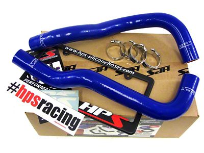 HPS Silicone Radiator Coolant Hose Kit; Blue (05-16 2.7L Tacoma)