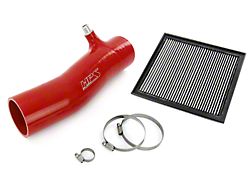 Silicone Air Intake Kit with Drop-In Air Filter; Red (16-23 3.5L Tacoma w/ TRD Cold Air Intake)