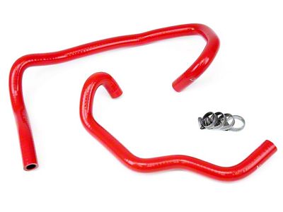 HPS Silicone Heater Coolant Hose Kit; Red (05-15 4.0L Tacoma)