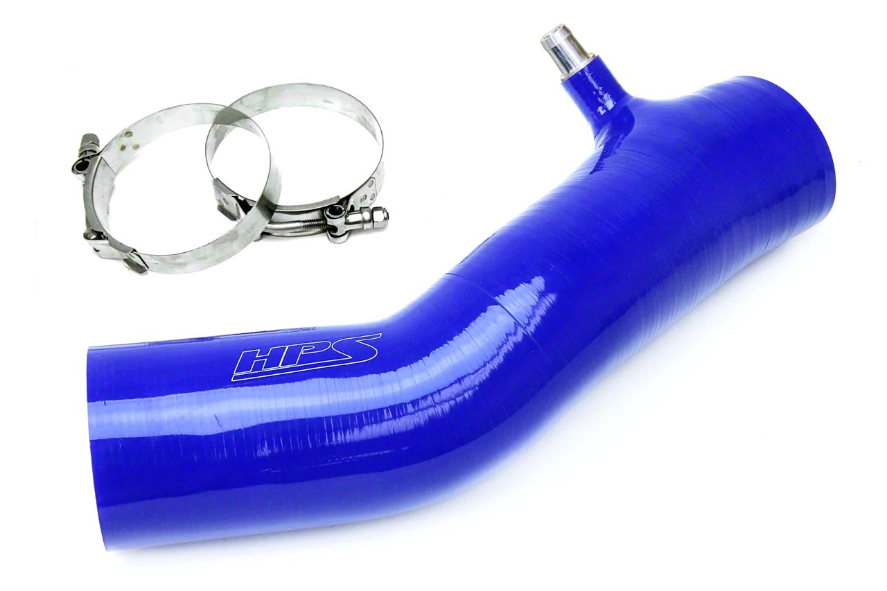 HPS Performance High Temp Reinforced Silicone Air Intake Hose Kit, Blue, 57-1294-BLUE