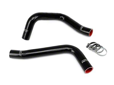 HPS Silicone Radiator Coolant Hose Kit; Black (05-15 4.0L Tacoma w/ Supercharger)