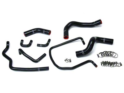 HPS Silicone Radiator Coolant Hose Kit; Black (04-15 Titan)
