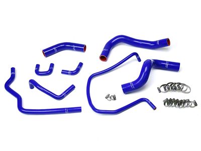 HPS Silicone Radiator Coolant Hose Kit; Blue (04-15 Titan)