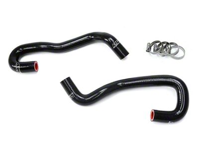 Silicone Heater Coolant Hose Kit; Black (07-10 4.0L Tundra)