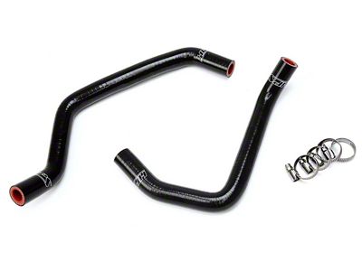Silicone Heater Coolant Hose Kit; Black (07-11 5.7L Tundra)
