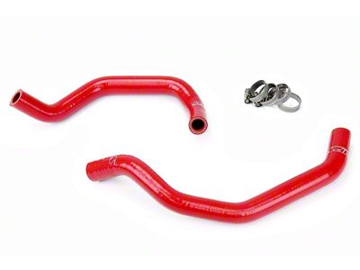 Silicone Heater Coolant Hose Kit; Red (12-17 5.7L Tundra)