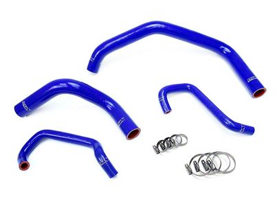 HPS Silicone Radiator Coolant Hose Kit; Blue (07-14 4.0L Tundra)