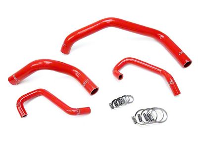 HPS Silicone Radiator Coolant Hose Kit; Red (07-14 4.0L Tundra)