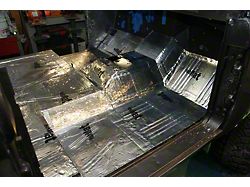 Hushmat Sound Deadening and Insulation Kit; Floor Pan (11-21 Jeep Grand Cherokee WK2)