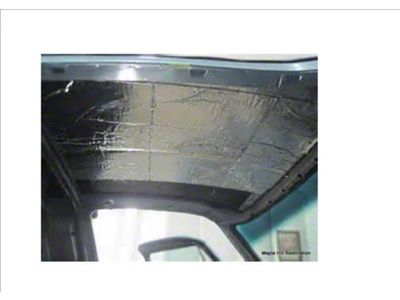 Hushmat Sound Deadening and Insulation Kit; Roof (76-86 Jeep CJ7)