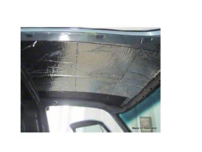 Hushmat Sound Deadening and Insulation Kit; Roof (07-18 Jeep Wrangler JK 2-Door)