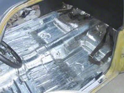 Hushmat Sound Deadening and Insulation Kit; Floor Pan (16-21 Titan XD Crew Cab)
