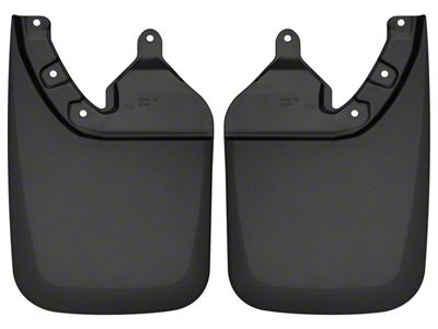 Husky Liners Mud Guards; Rear (16-23 Tacoma w/ OE Fender Flares)