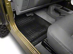 Classic Front Floor Liners; Black (97-06 Jeep Wrangler TJ)
