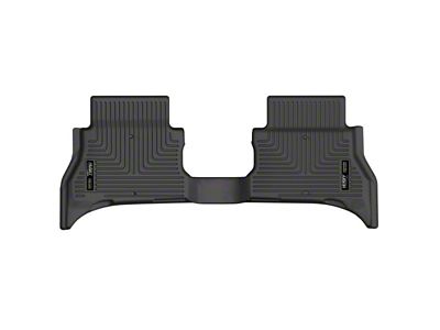 Husky Liners WeatherBeater Second Seat Floor Liner; Black (21-25 Jeep Wrangler JL 4xe)