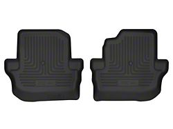 Husky Liners X-Act Contour Second Seat Floor Liners; Black (18-25 Jeep Wrangler JL 4-Door, Excluding 4xe)