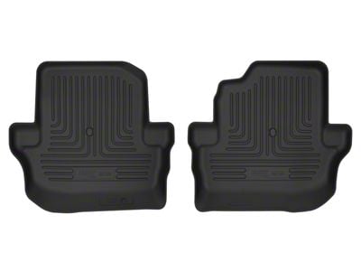 Husky Liners X-Act Contour Second Seat Floor Liners; Black (18-25 Jeep Wrangler JL 4-Door, Excluding 4xe)