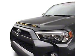 Husky Liners Aeroskin Lightshield Pro Hood Protector; Black (10-24 4Runner)