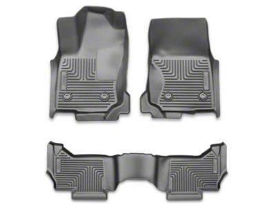 Husky Liners WeatherBeater Front and Second Seat Floor Liners; Black (25-26 4Runner)