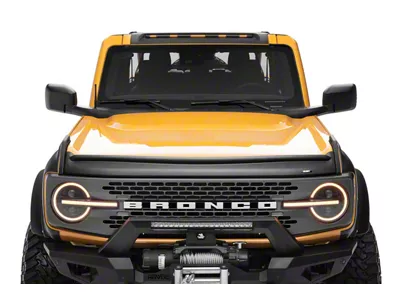 Husky Liners Aeroskin II Hood Protector; Matte Black (21-25 Bronco Sport)