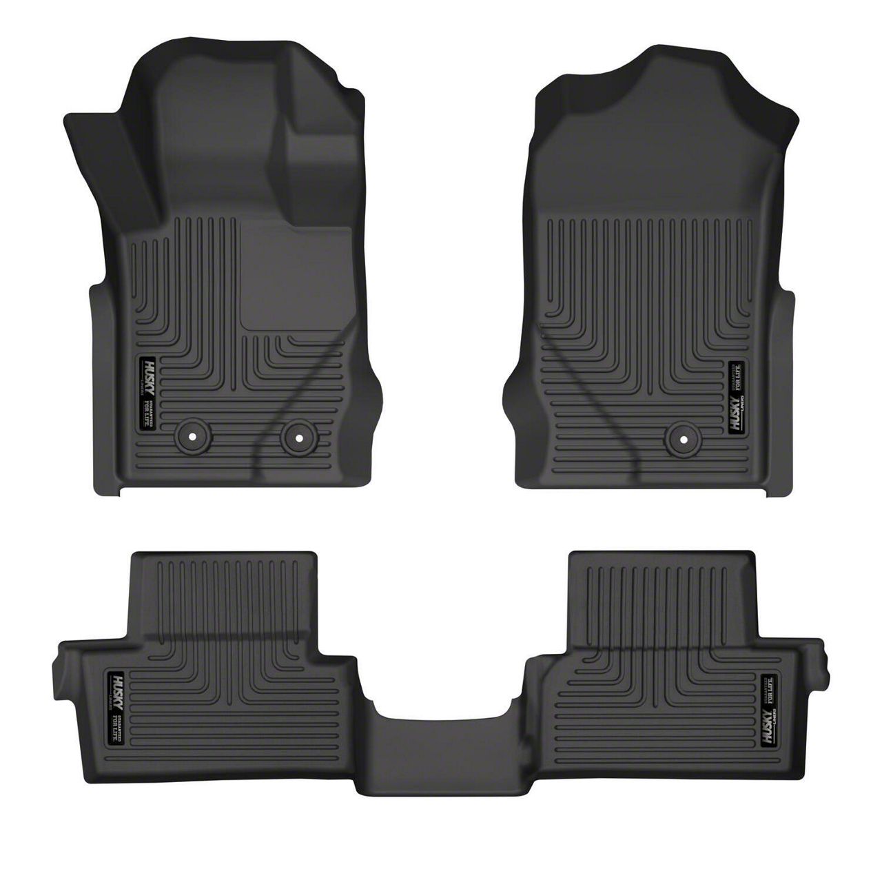 Husky Liners Bronco WeatherBeater Front and Second Seat Floor Liners