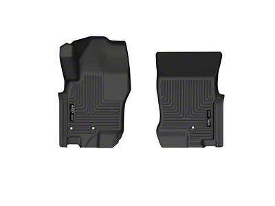 Husky Liners WeatherBeater Front Floor Liners; Black (08-21 Frontier Crew Cab)