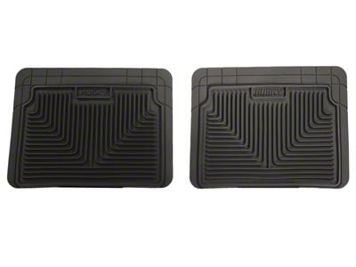 Husky Liners Heavy Duty Second Seat Floor Mats; Black (93-04 Jeep Grand Cherokee ZJ & WJ)