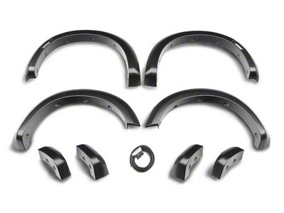 Husky Liners Extend-A-Fender Flares; Matte Black (87-95 Jeep Wrangler YJ)