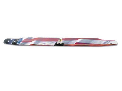 Husky Liners High Profile Hood Shield; American Flag with Eagle (07-18 Jeep Wrangler JK)